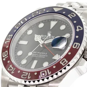 Rolex GMT-Master II "Pepsi" 40mm Stainless Steel Blue Dial & Blue Red Bezel 126710blro