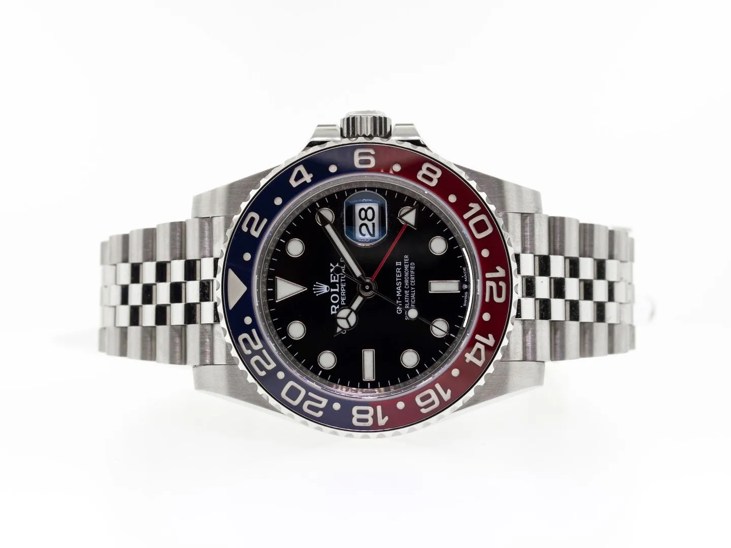 Rolex GMT-Master II "Pepsi" 40mm Stainless Steel Blue Dial & Blue Red Bezel 126710blro