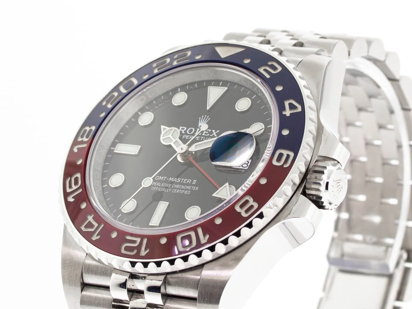 Rolex GMT-Master II "Pepsi" 40mm Stainless Steel Blue Dial & Blue Red Bezel 126710blro