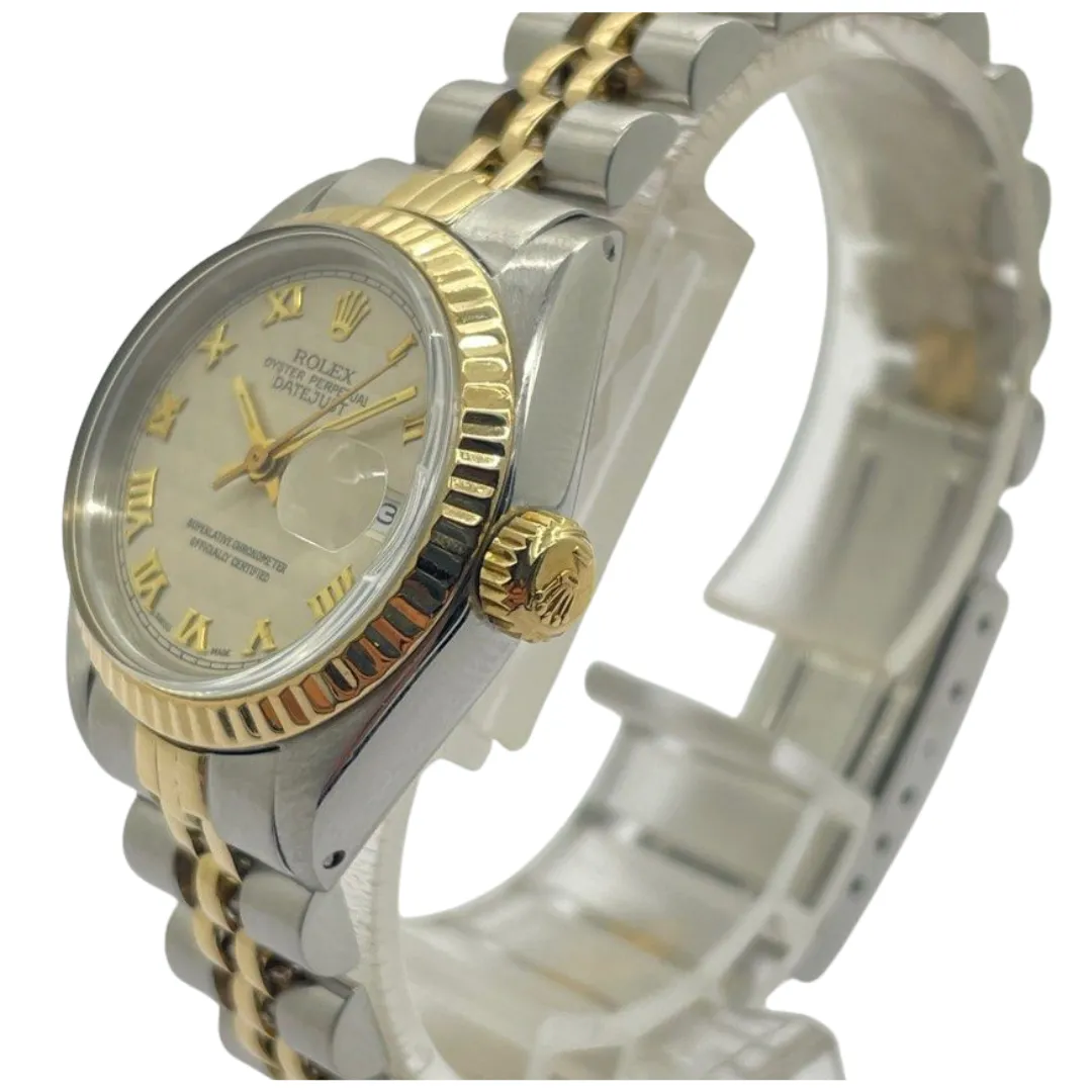 Rolex Oyster Perpetual 6917 26mm Half Gold Automatic Watch