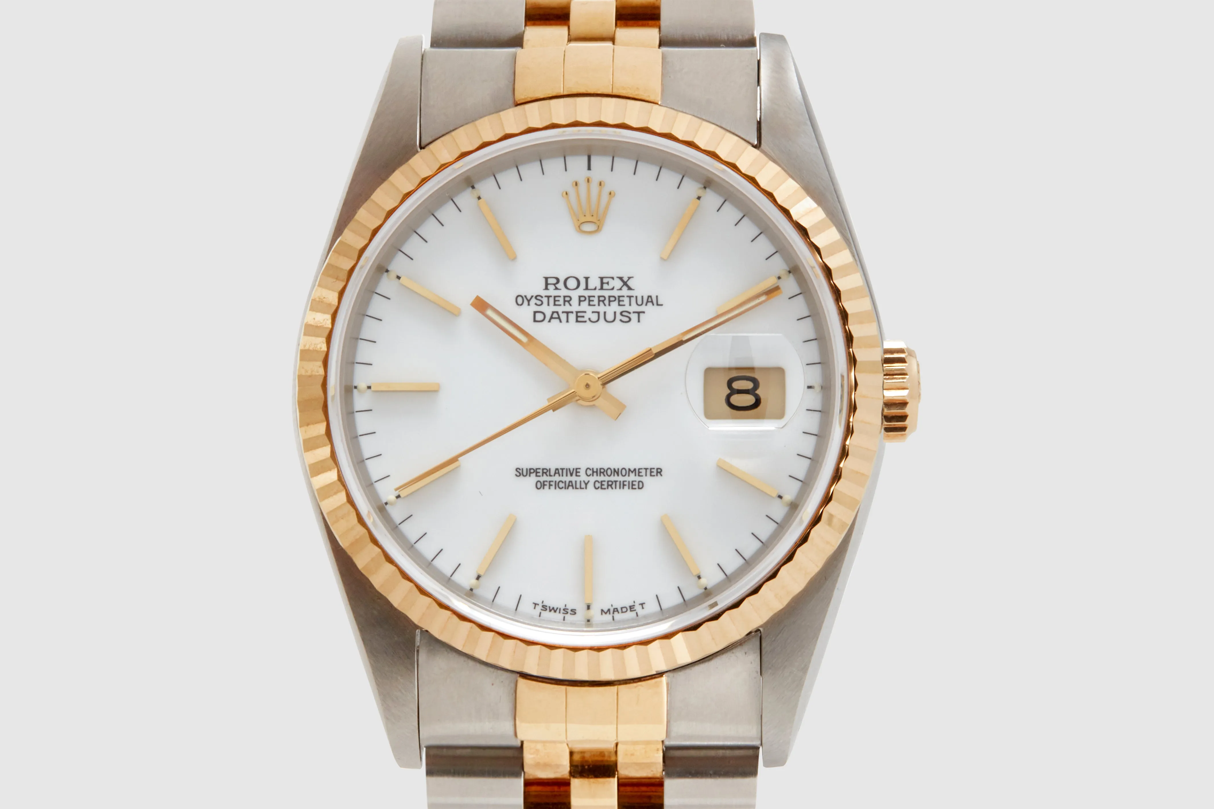 Rolex Oyster Perpetual Datejust 'Porcelain' Dial 1991
