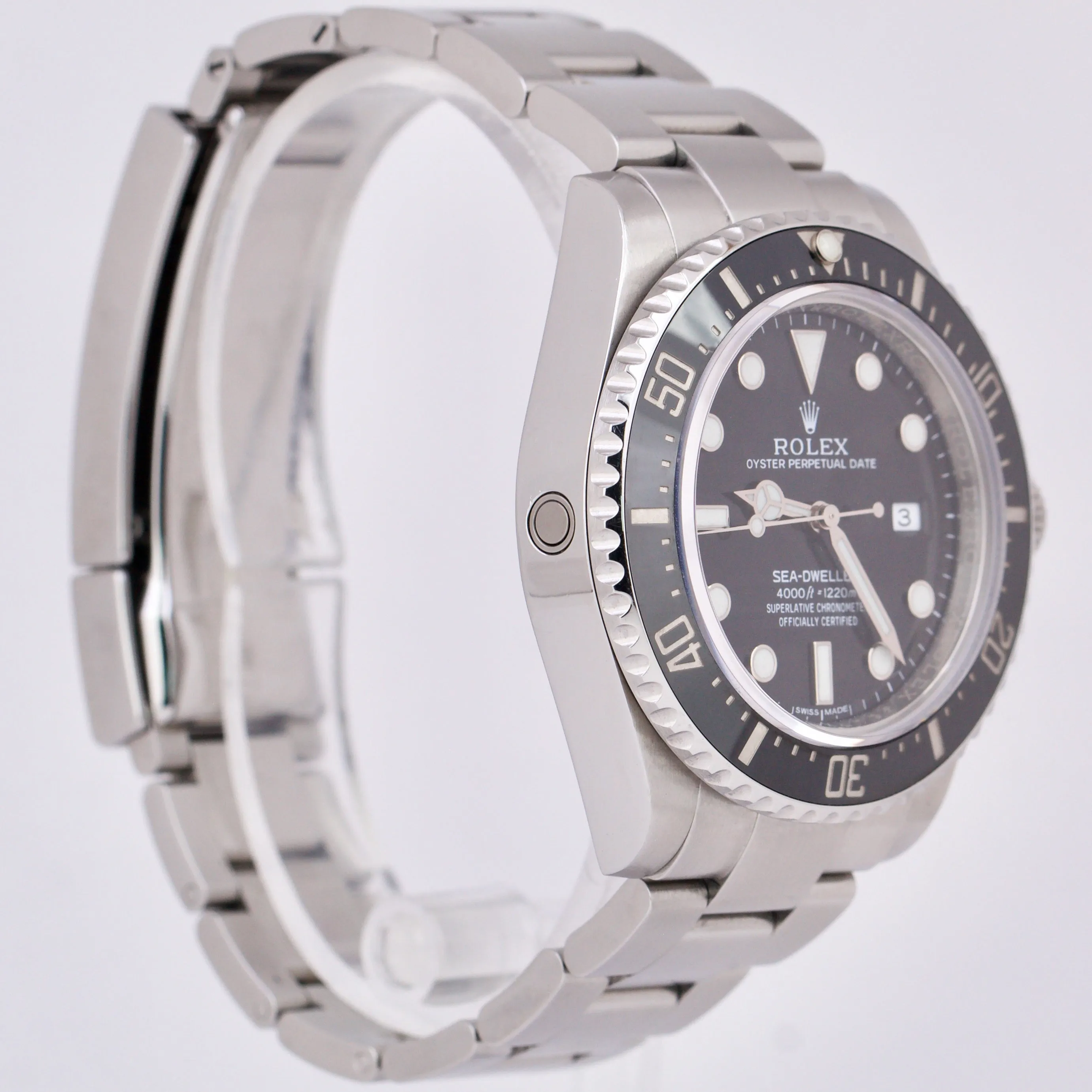 Rolex Sea-Dweller 4000 SD4K Black Ceramic Stainless Steel 116600 40mm Date Watch