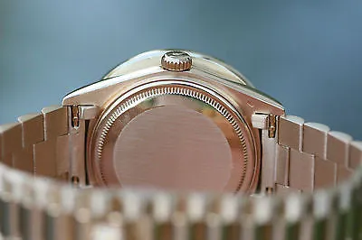 ROLEX WATCH 18038 PRESIDENT 36mm MENS FULL SIZE OVERSIZED 6ct. DIAMOND BEZEL