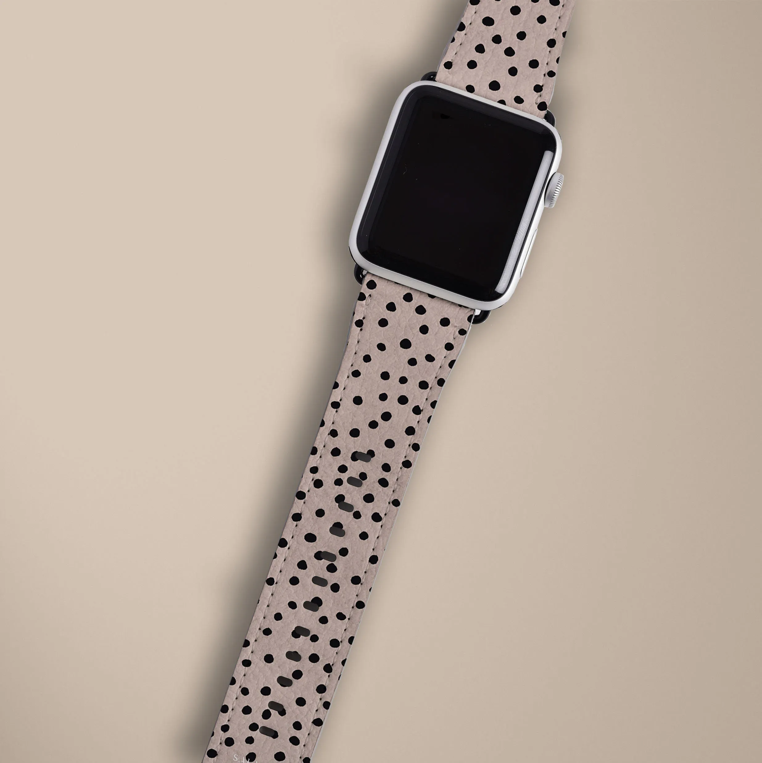 Rose Polka Dots Watch Strap
