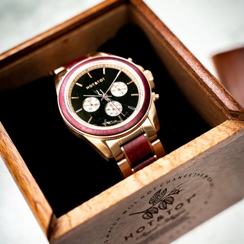 Royal Peltogyne Watch | Sustainable | Wood watch | Vegan | Eco fashion