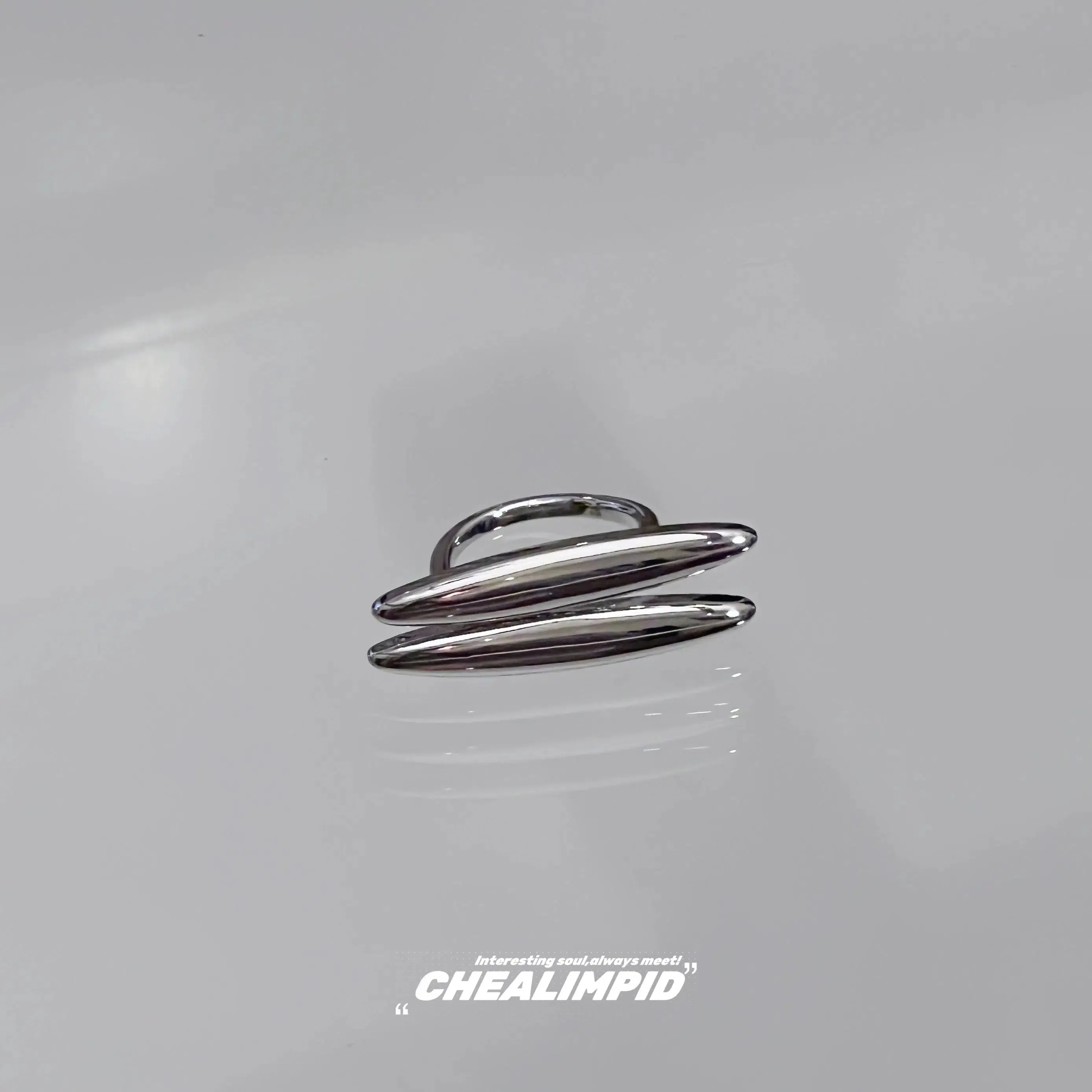 Sculptural Statement Rings Set