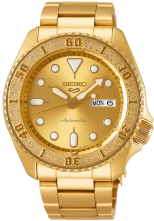 Seiko 5 Sports SKX Street Style Automatic Gold Tone SRPE74