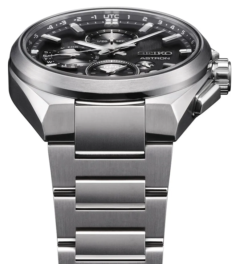 Seiko Astron GPS Solar Dual Time Chronograph Watch