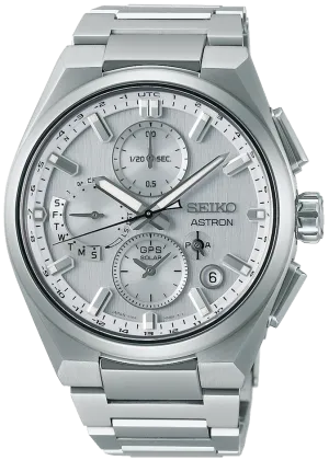 Seiko Astron GPS Solar Dual Time Chronograph Watch