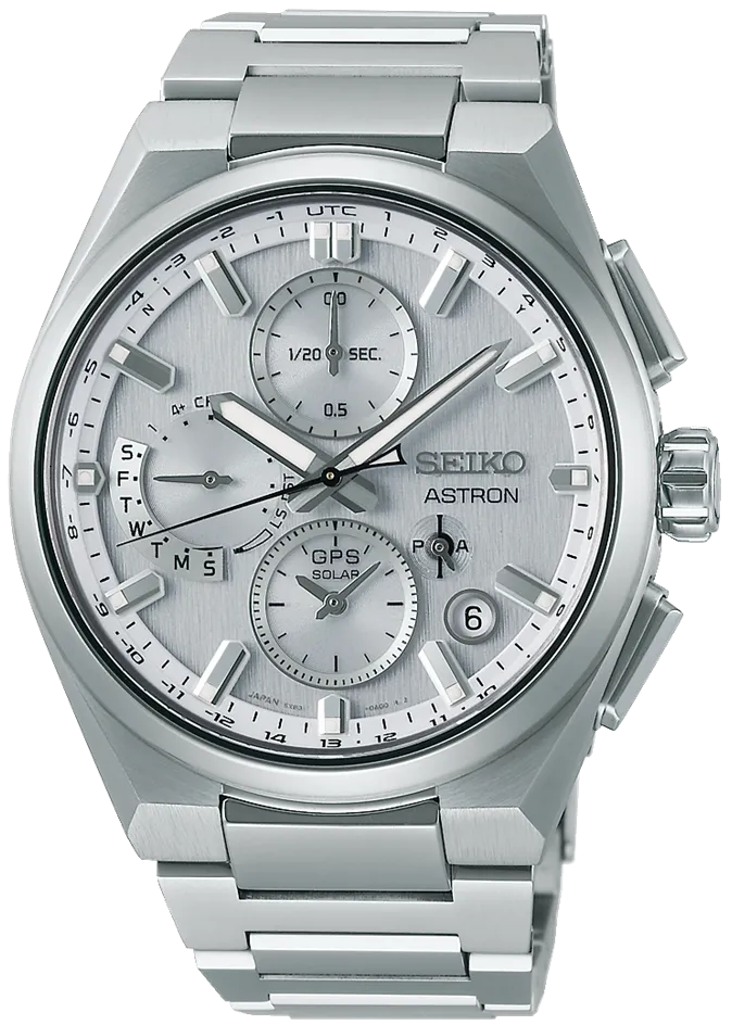 Seiko Astron GPS Solar Dual Time Chronograph Watch