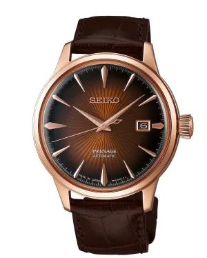 Seiko Presage Automatic Brown Gradient Cocktail Time Men's Watch SRPB46J1