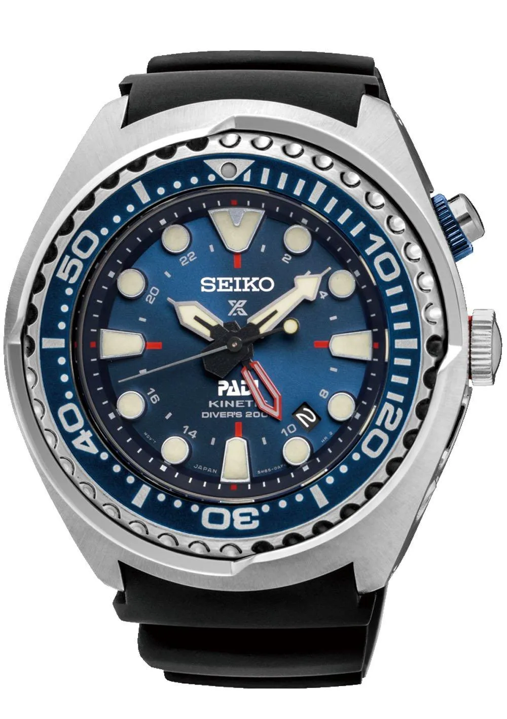 Seiko Prospex Kinetic GMT "PADI" Edition Men's Watch SUN065P1