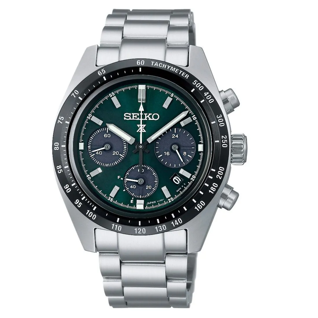 Seiko Prospex Speedtimer SSC933 SSC933P1 SSC933P Green Dial Solar Chronograph Watch