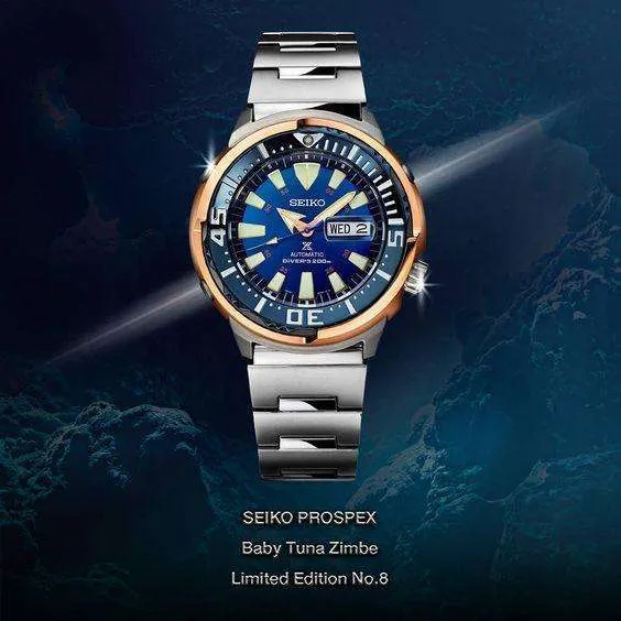 SEIKO PROSPEX ZIMBE NO.8 BABY TUNA MEN WATCH (1234 Limited) SRPC96