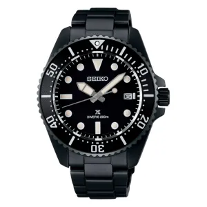 Seiko SNE599P1 SNE599 SNE599P Prospex Solar Powered Divers 200 Black Dial Mens Watch