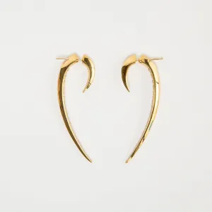 SHAUN LEANE | DIAMOND LONG HOOK EARRINGS