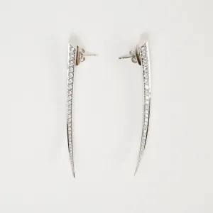 SHAUN LEANE | SMALL DIAMOND SABRE EARRINGS
