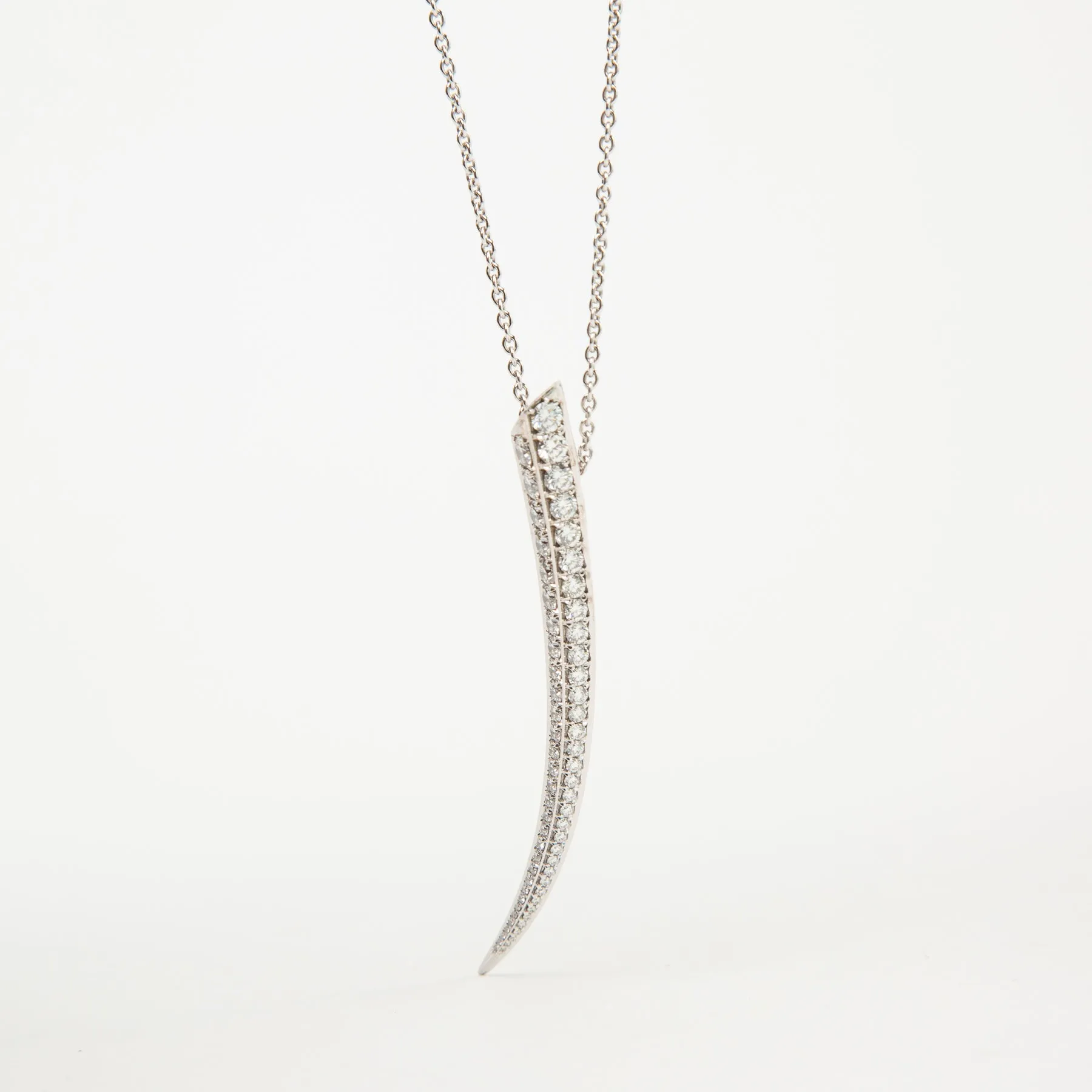 SHAUN LEANE | WHITE DIAMOND SABRE NECKLACE