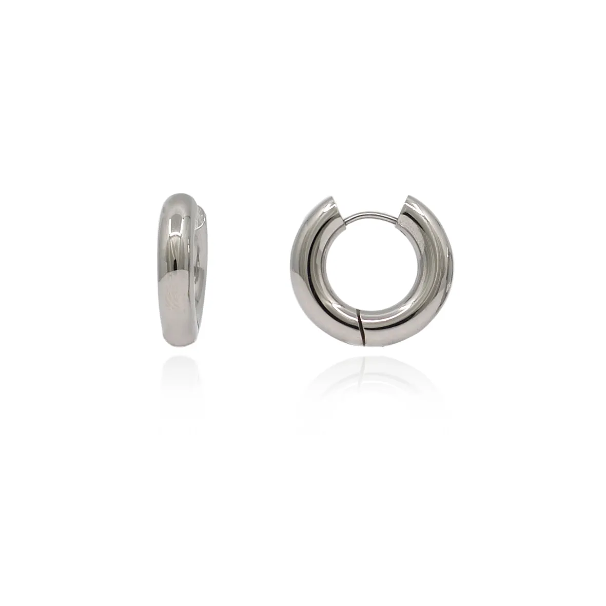 SIA HOOPS MEDIUM - SILVER