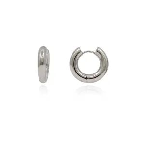 SIA HOOPS MEDIUM - SILVER