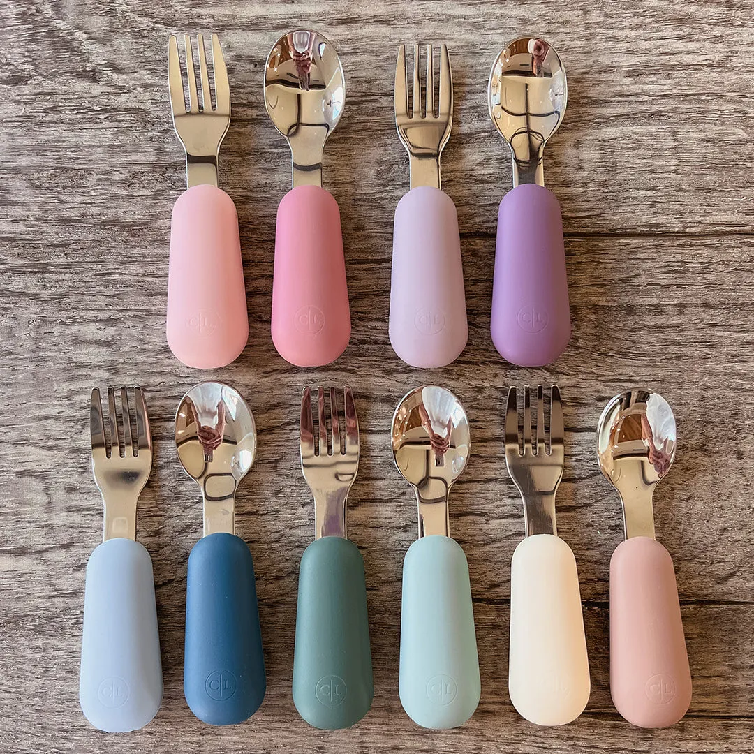 Silicone Silverware Set | Grape & Lilac