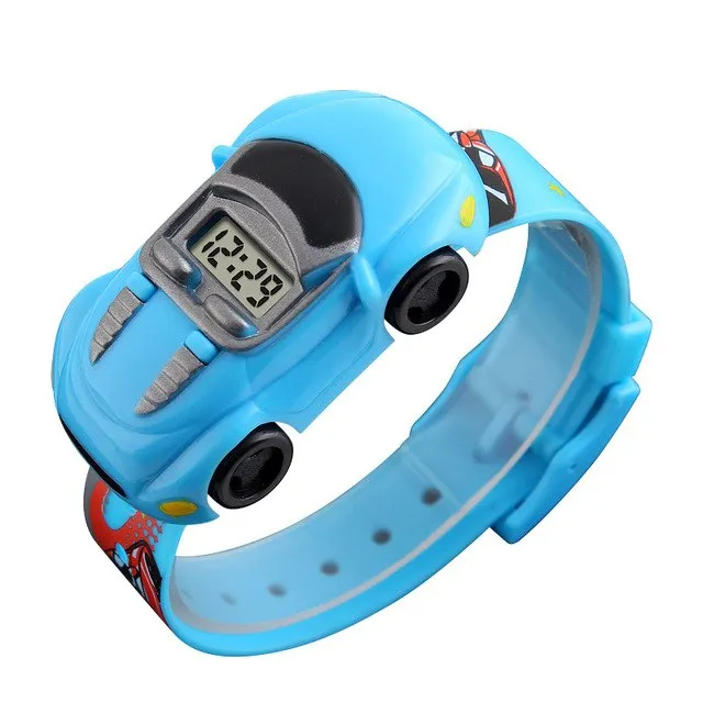 SKMEI Boys Girls Cartoon Creative Car Toy Electronic Digital Wristwatch  Outdoor Sports Children Watches Fashion Casual Clocks