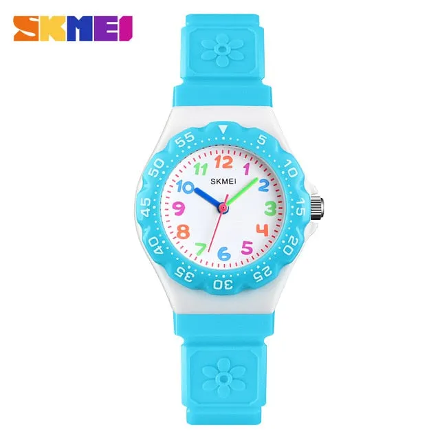 SKMEI Brand Kids Watches Fashion Cute Quartz Watch children waterproof Wrist watches For Children kids Boys Girls montre enfant