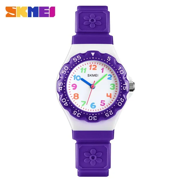 SKMEI Brand Kids Watches Fashion Cute Quartz Watch children waterproof Wrist watches For Children kids Boys Girls montre enfant