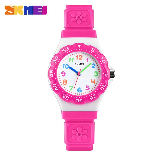 SKMEI Brand Kids Watches Fashion Cute Quartz Watch children waterproof Wrist watches For Children kids Boys Girls montre enfant