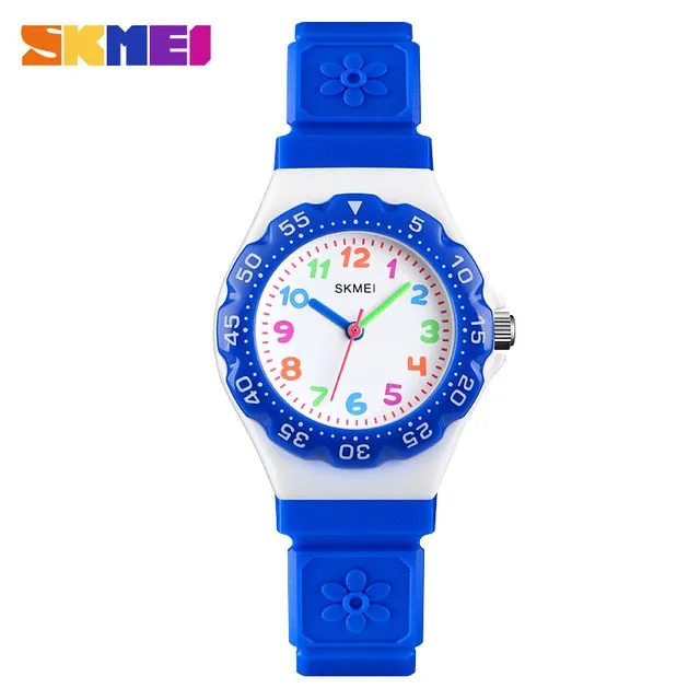 SKMEI Brand Kids Watches Fashion Cute Quartz Watch children waterproof Wrist watches For Children kids Boys Girls montre enfant