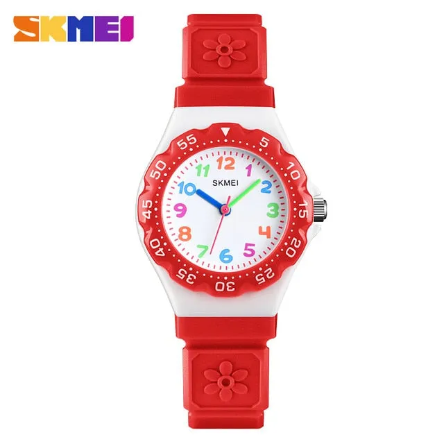 SKMEI Brand Kids Watches Fashion Cute Quartz Watch children waterproof Wrist watches For Children kids Boys Girls montre enfant