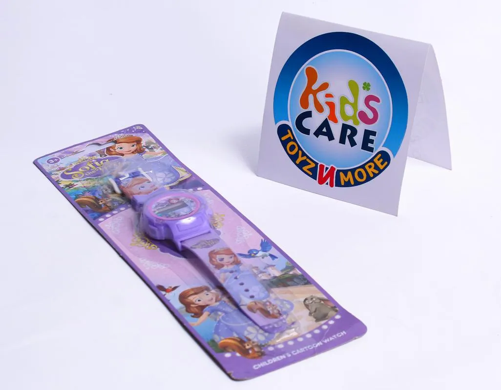 Sofia The First Themed Wrist Watch For Kids (4354)