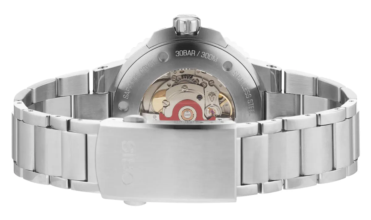 Special Edition Oris Aquis x Bracenet Automatic Stainless Steel Green Dial Date Divers Mens Watch 733 7730 4137-MB