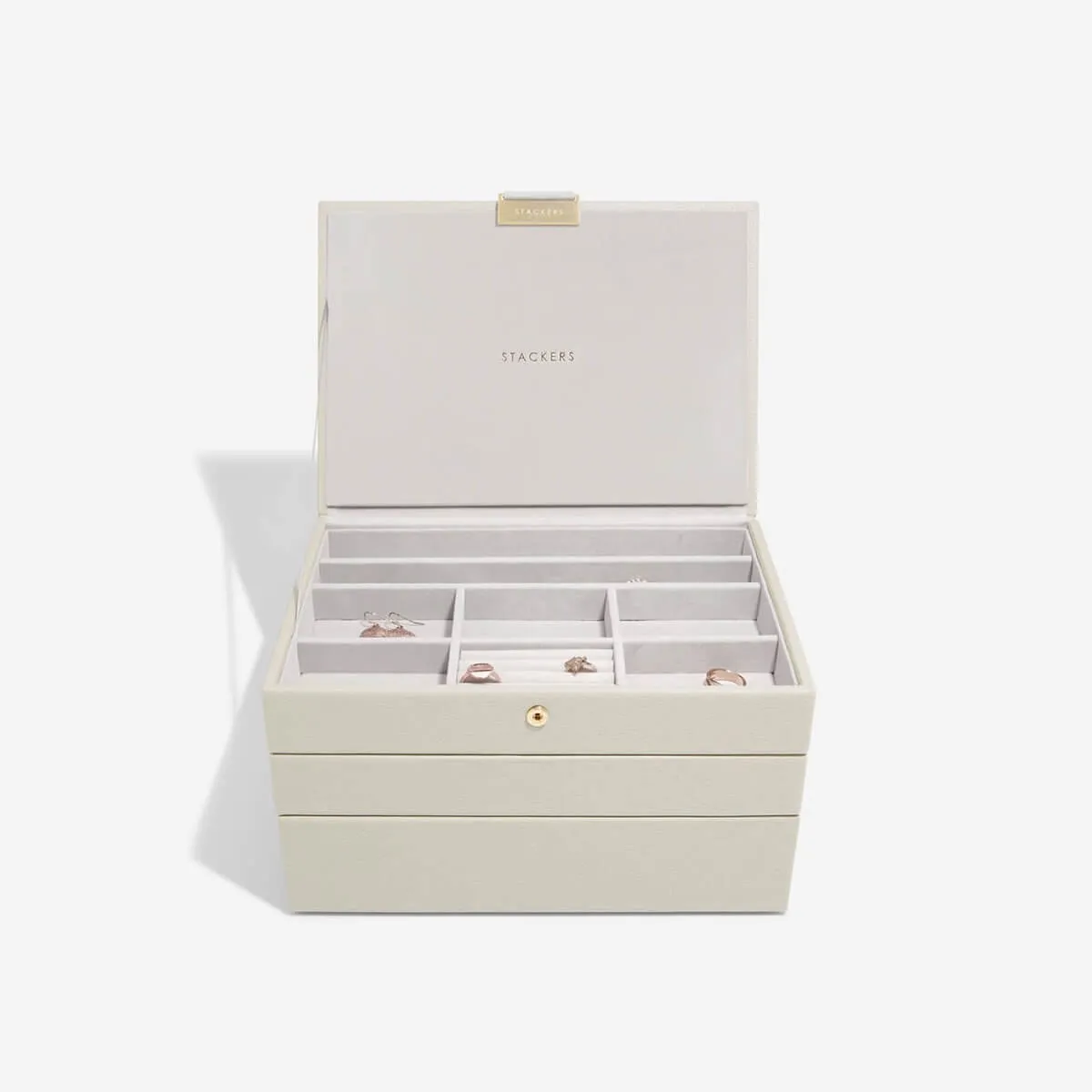 Stackers Classic Jewellery Box (Set) - Oatmeal