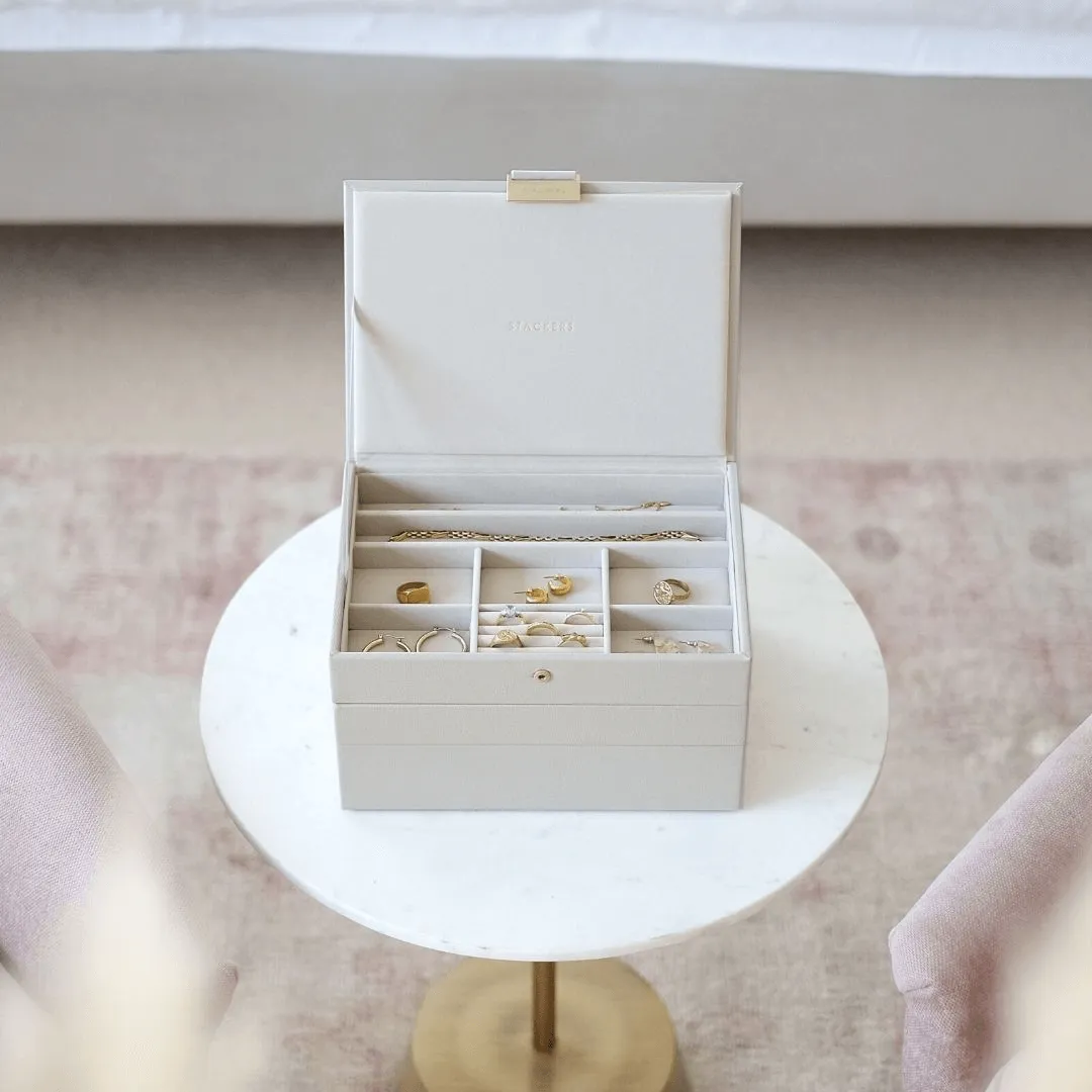Stackers Classic Jewellery Box (Set) - Oatmeal