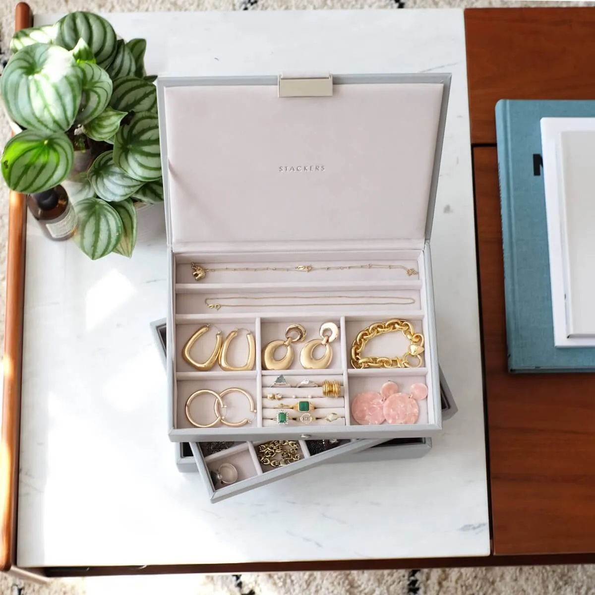 Stackers Classic Jewellery Box (Set) - Pebble Grey