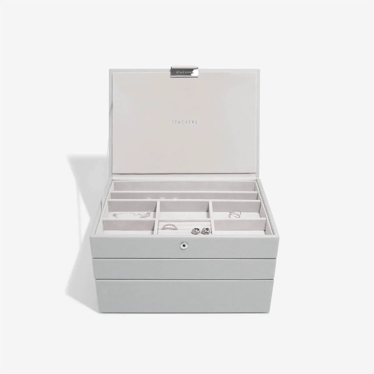 Stackers Classic Jewellery Box (Set) - Pebble Grey