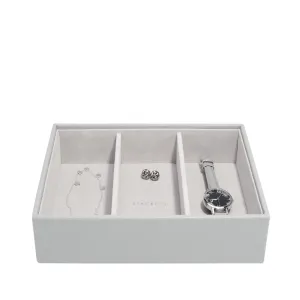 Stackers Classic Jewellery Box (Watch Layer) - Pebble Grey