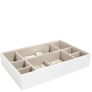 Stackers Supersize Jewellery Box (Watch & Accessory Layer) - White