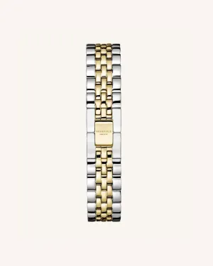 Steel Silver Gold Tapered Strap
