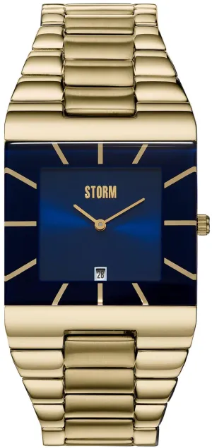 Storm Omari XL Gold Blue Watch