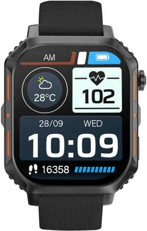 Storm S-MAX Black Silicone Watch