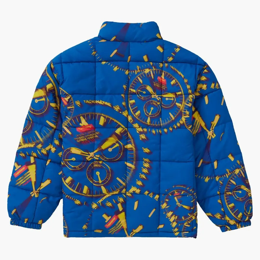 Supreme Watches Reversible Puffy Jacket Royal