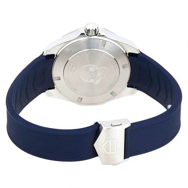 Tag Heuer Aquaracer Blue Rubber Blue Dial Automatic Watch for Gents - WAY201BFT6150