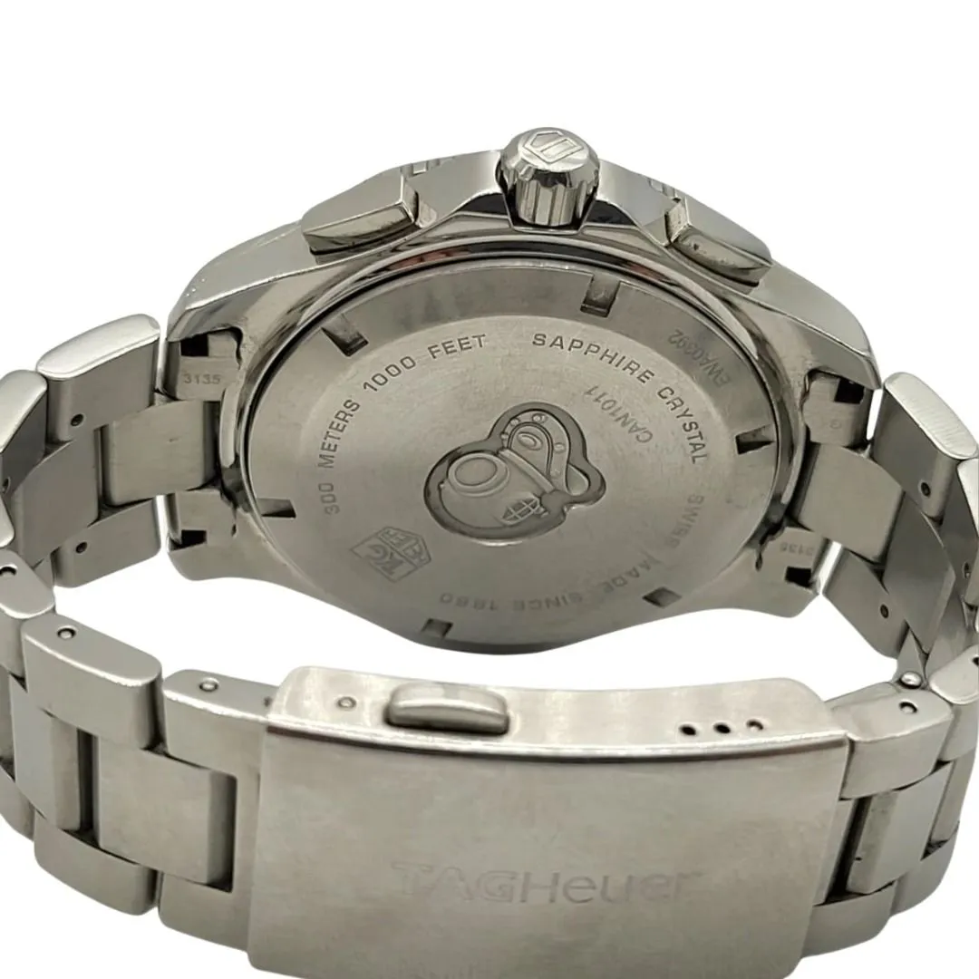 Tag Heuer CAN1011 Aquaracer 300M Quartz Chronograph Grande Date Watch 43mm