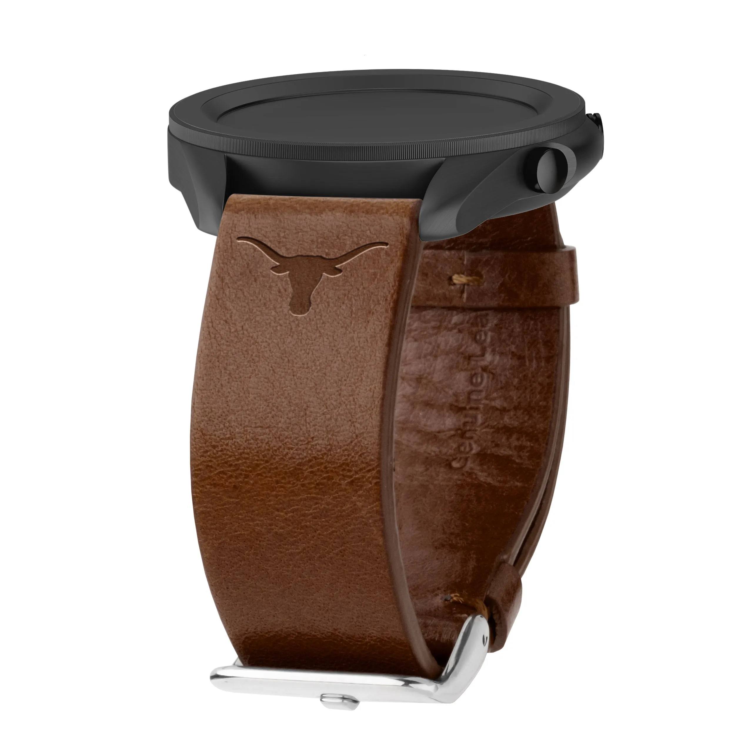 Texas Longhorns Premium Leather Samsung Galaxy Watch Band