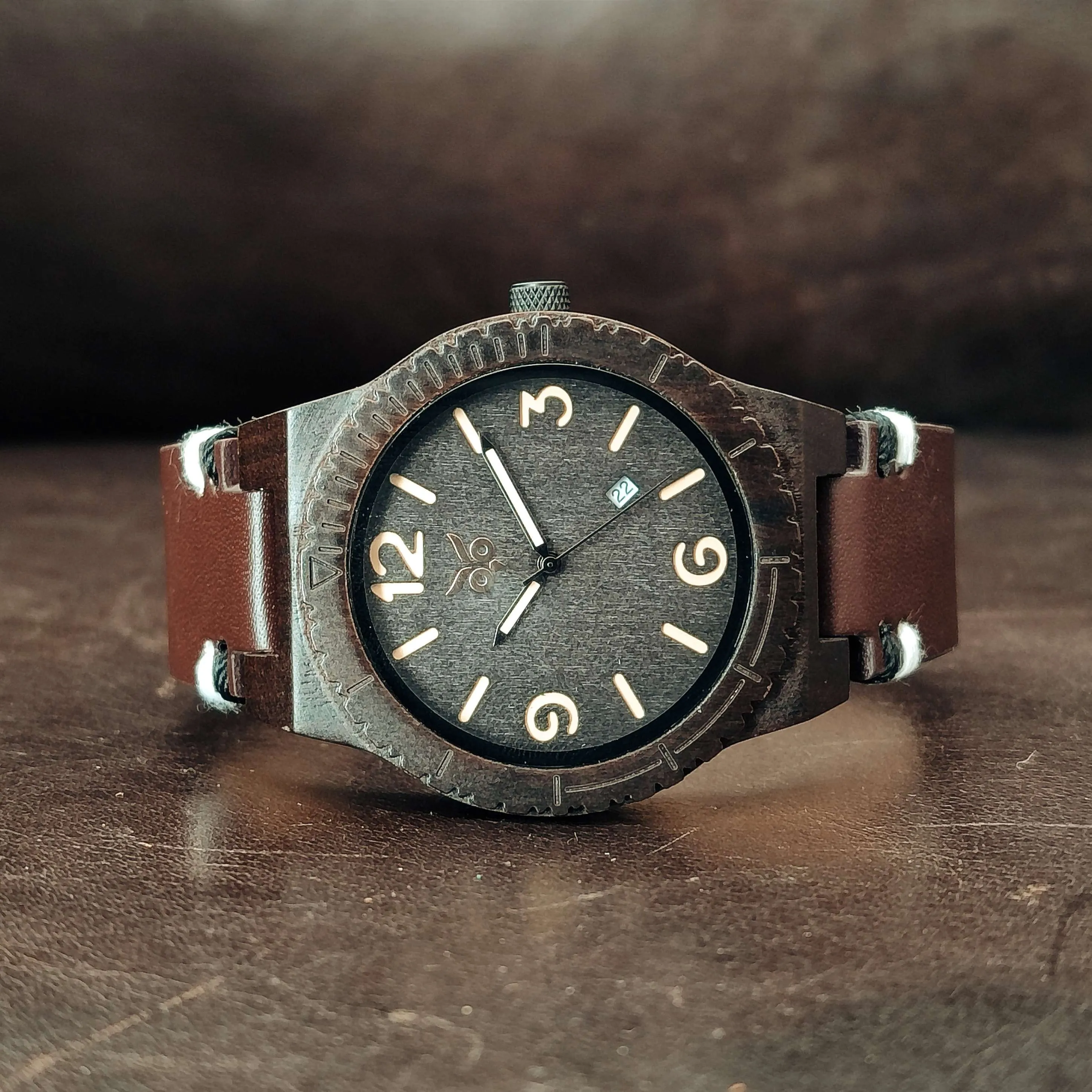 The Punisher - Ebony Wooden Watch