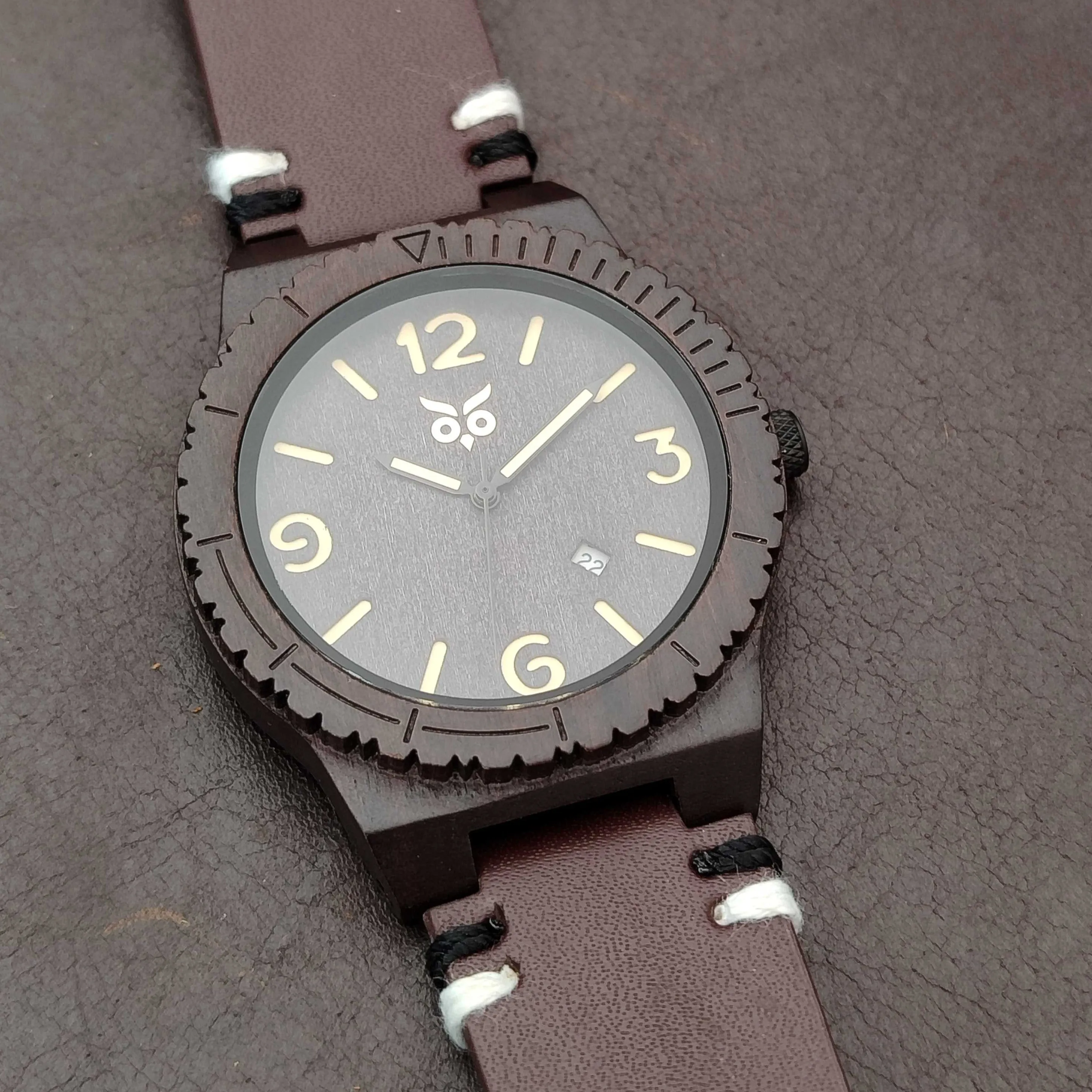 The Punisher - Ebony Wooden Watch