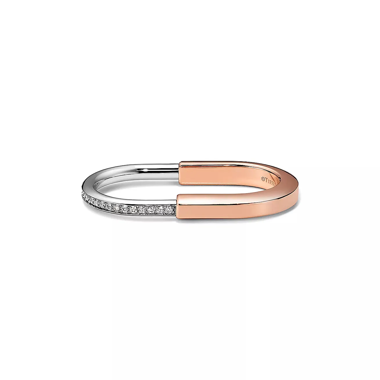 Tiffany Lock Two-finger Ring