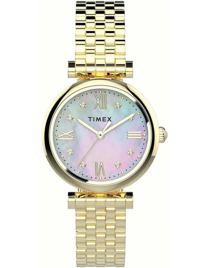 Timex Dress Gold Watch TW2T78900